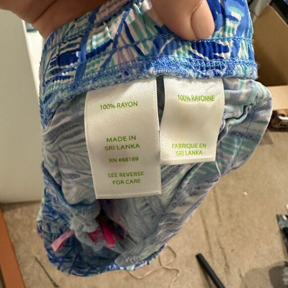 M Lilly Pulitzer Katia Short Bennet Blue NWT - Picture 4 of 4